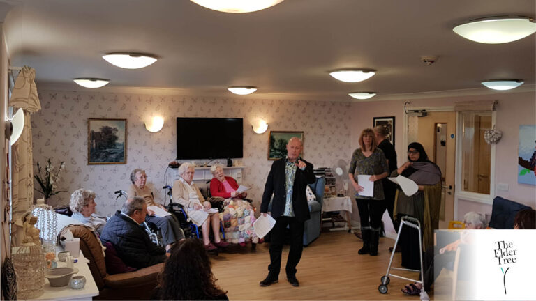 The creative sharing session at Sandalwood, with Lead Writer Kevin Fegan