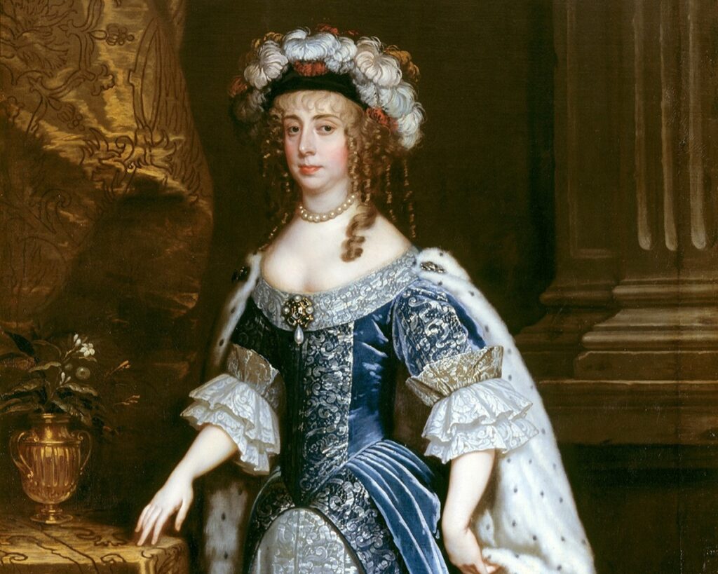 Portrait of Margaret Cavendish, the inspiration behind the Margaret Cavendish Mind Lab project for young writers in Bolsover, run in partnership between Writing East Midlands, Junction Arts and English Heritage,
